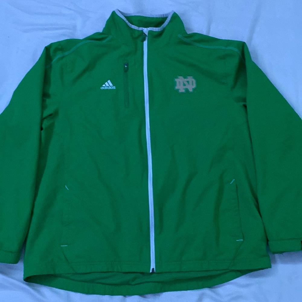 Notre Dame Adidas Windbreaker